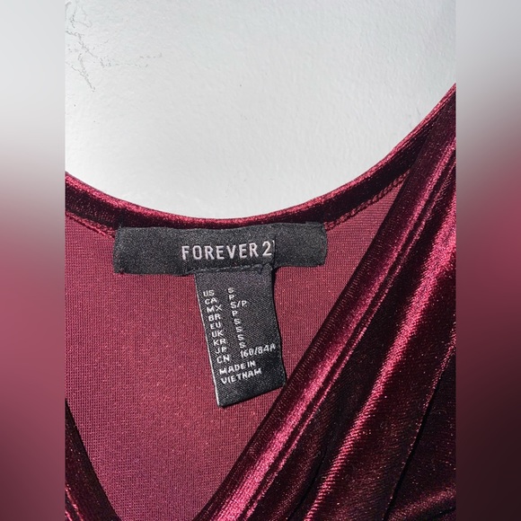 Forever 21 wine red body suit - Picture 4 of 4